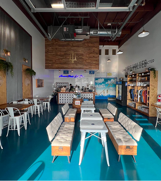 Trident Coffee Imperial Beach cafe interior